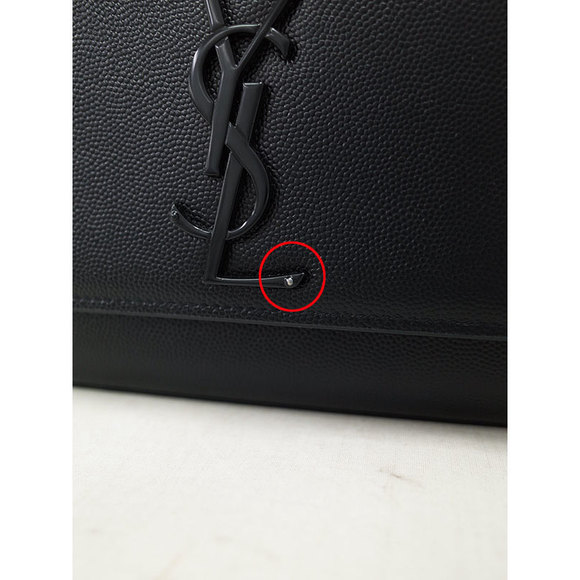 Saint Laurent Satchel Chain Shoulder Bag Black - Picture 4 of 9